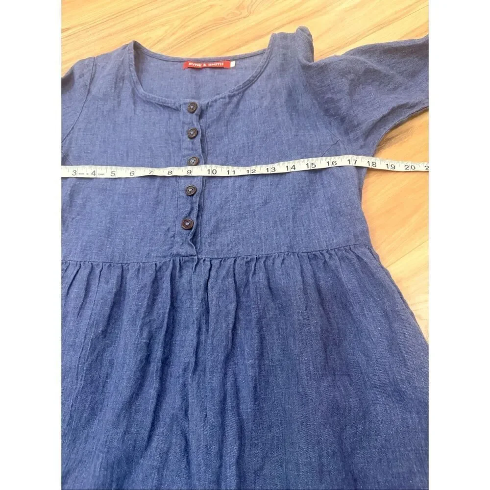 Pyne & Smith linen dress size Small